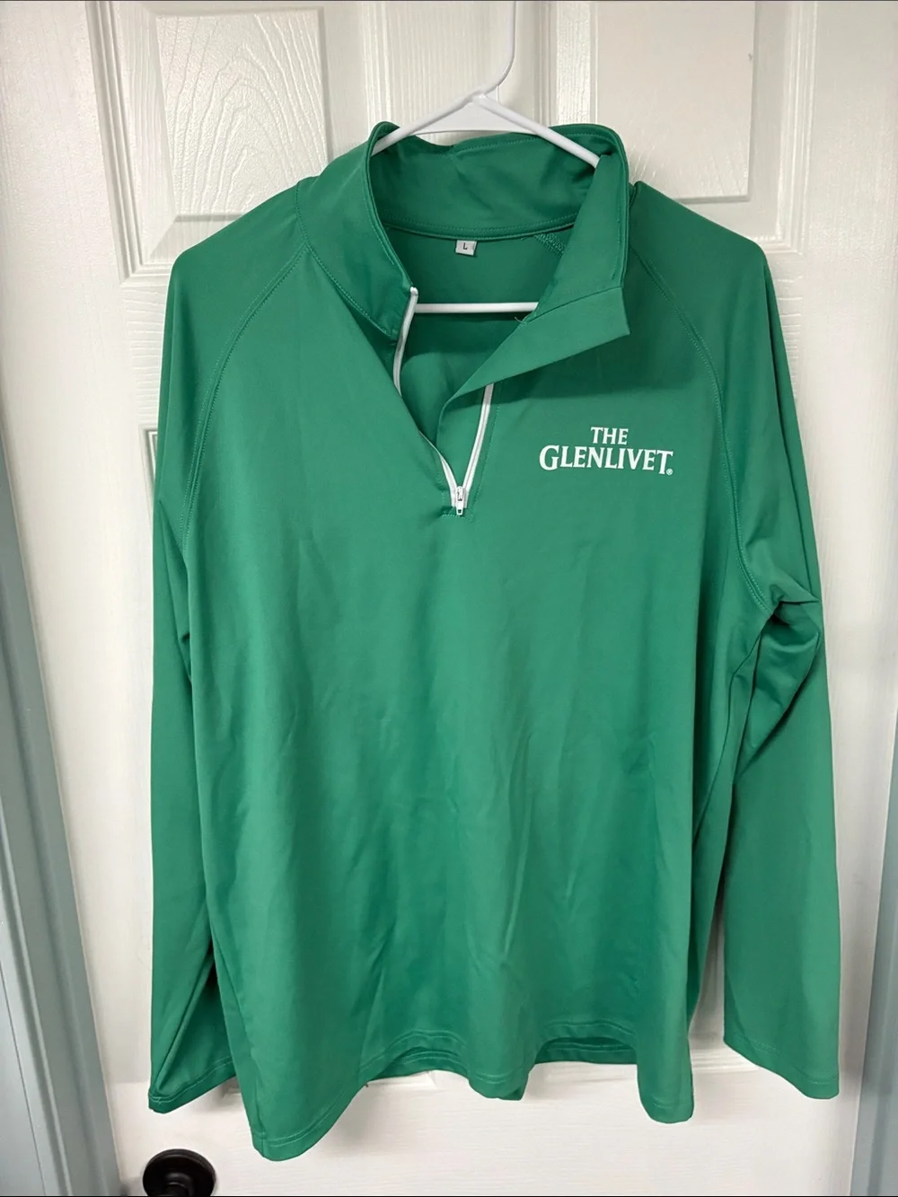 Men's Seafoam Green Quarter-Zip Pullover